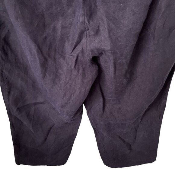 Talbots 100% Linen Wide Leg Crop Pants in Size 6P - Picture 5 of 11